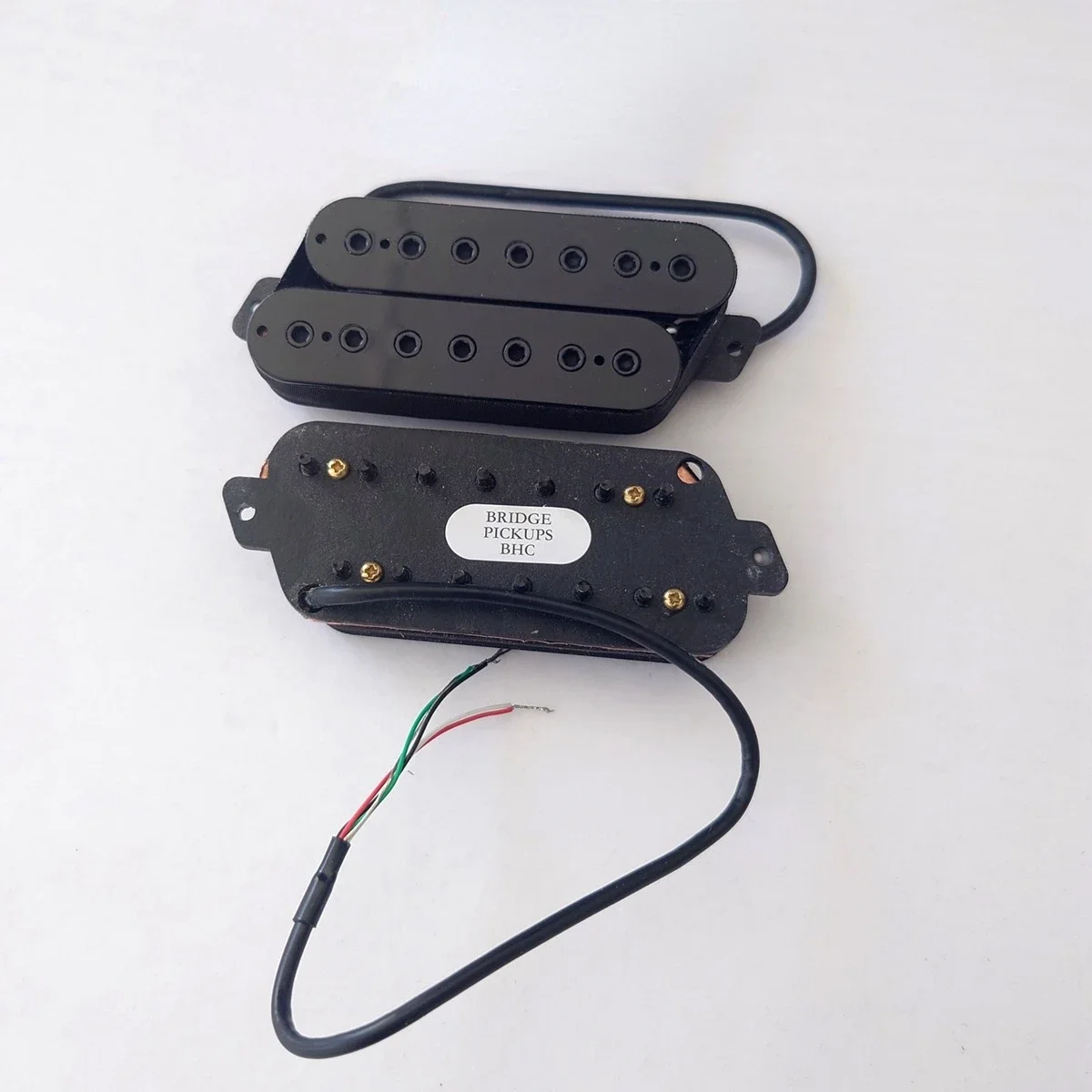 7 String Alnico V Humbucker Black Pickups For 7 String Fanned Fret Guitar Guitar Accessories