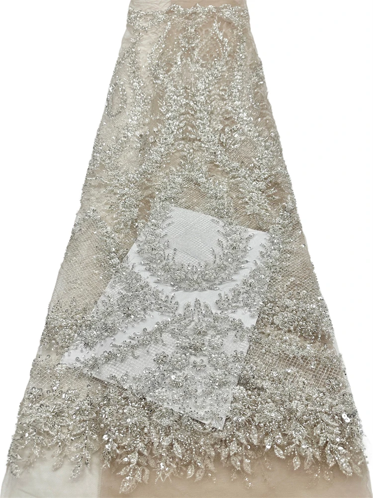 アフリカビーズ付きチュールレース生地 2026 高品質フ - Glitter Tablecloth のレビューと価格