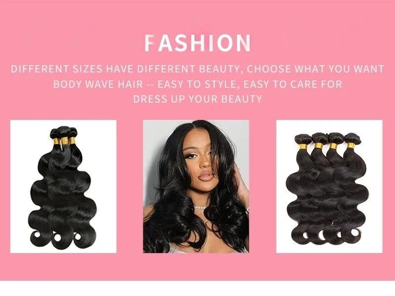 16A 40 นิ้ว Body Wave มนุษย์ผมบราซิลทอผ้าสีดําธรรมชาติ 3/4/5 ชิ้น Deal Virgin Hair ดิบต่อผมสําหรับผู้หญิง