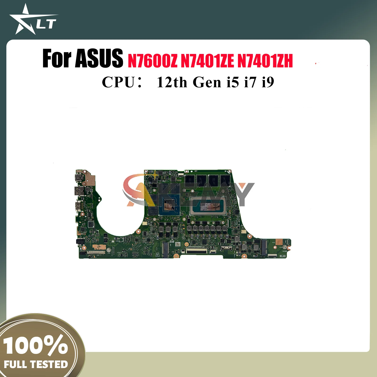 

N7401ZC Laptop Motherboard For ASUS Vivobook N7600Z N7401ZH K6500Z N7401ZE N7401Z K6400Z Mainboard With 12th Gen i5 i7 i9 fast