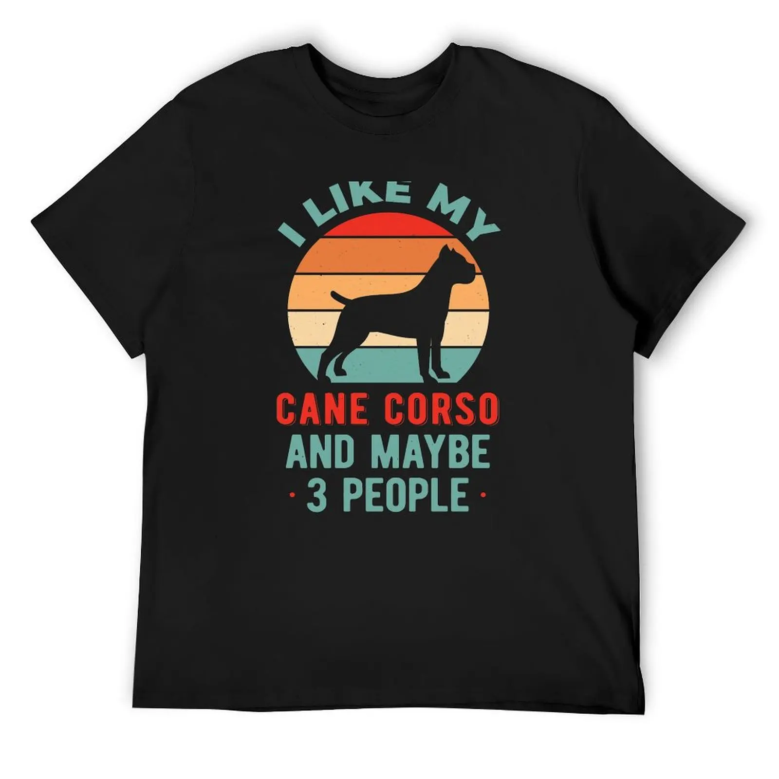 

Funny Cane Corso T-Shirt anime customizeds cotton t shirt men