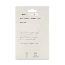 4/8pcs for Oral-B Cross Action Power 3733 4732 Rotating Power head Dual Clean Toothbrush Replacement Heads Bristle Nozzles