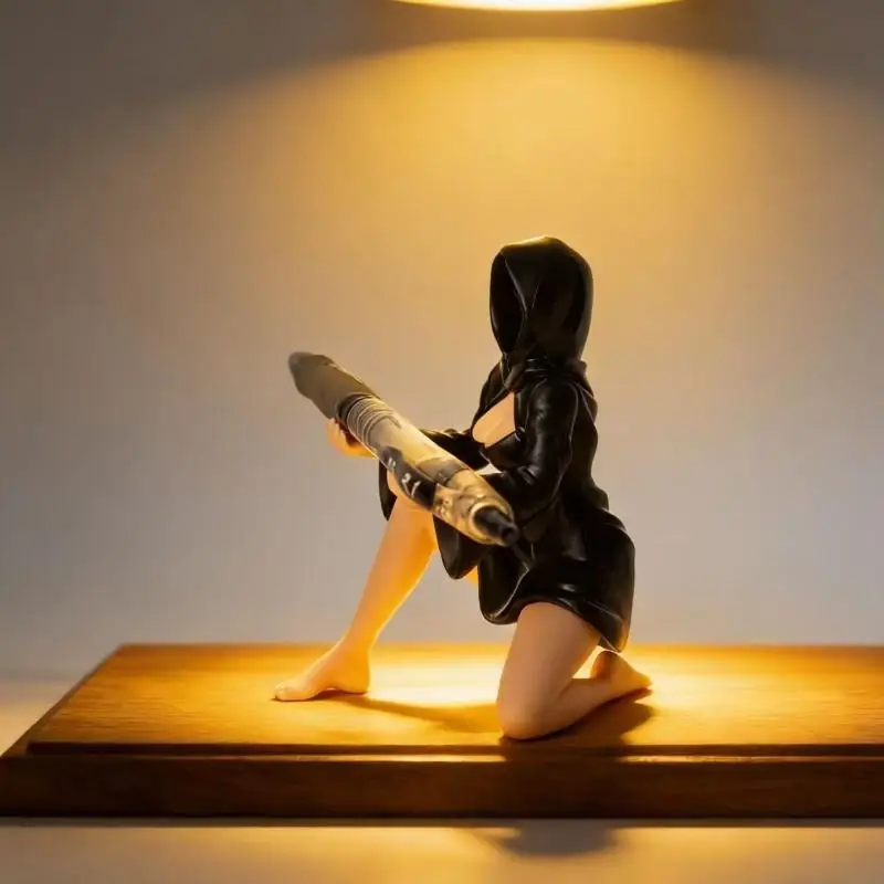 3D Printed Mysterious Black Robe Queen Desktop Organizer Pen Holder Multi-Functional Pen Stand Creative Gift Decoration