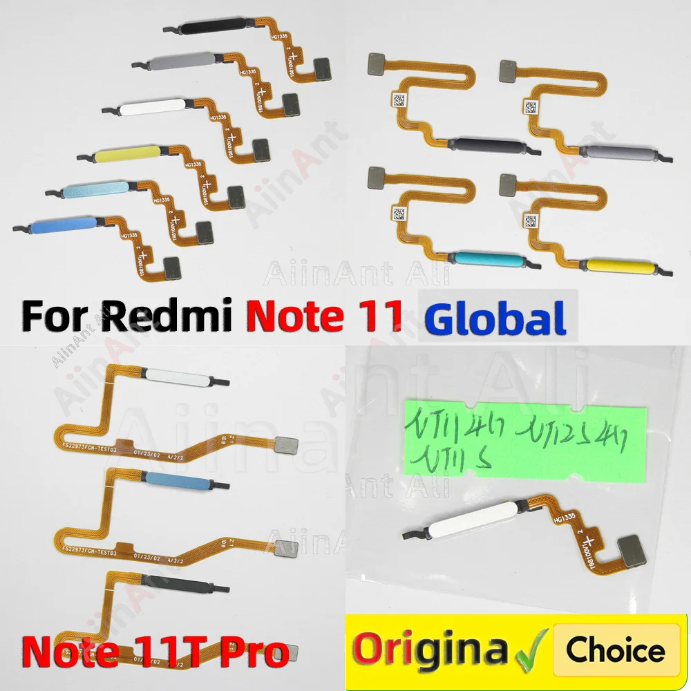 

Side / Back Power Button Touch ID Finger Scanner Fingerprint Sensor Flex Cable For Xiaomi Mi 11T Pro 4G 5G