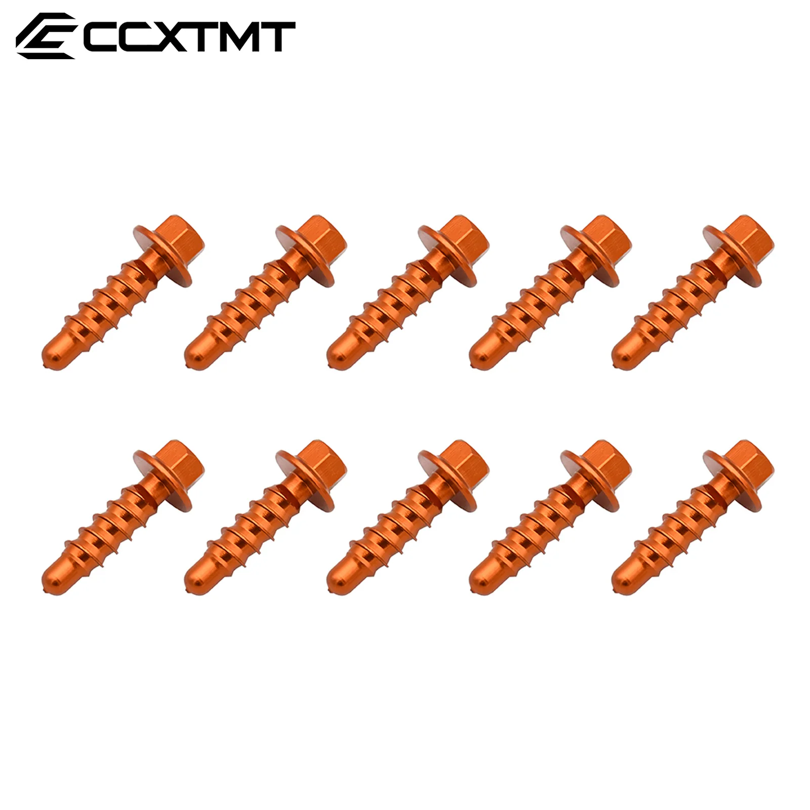 10Pcs CNC Aluminum Self Tapping Screw Bolts Kit For Husqvarna FE TE FC TC FX TX For KTM EXC EXCF XC XCF XCW SX SXF 2004-2022