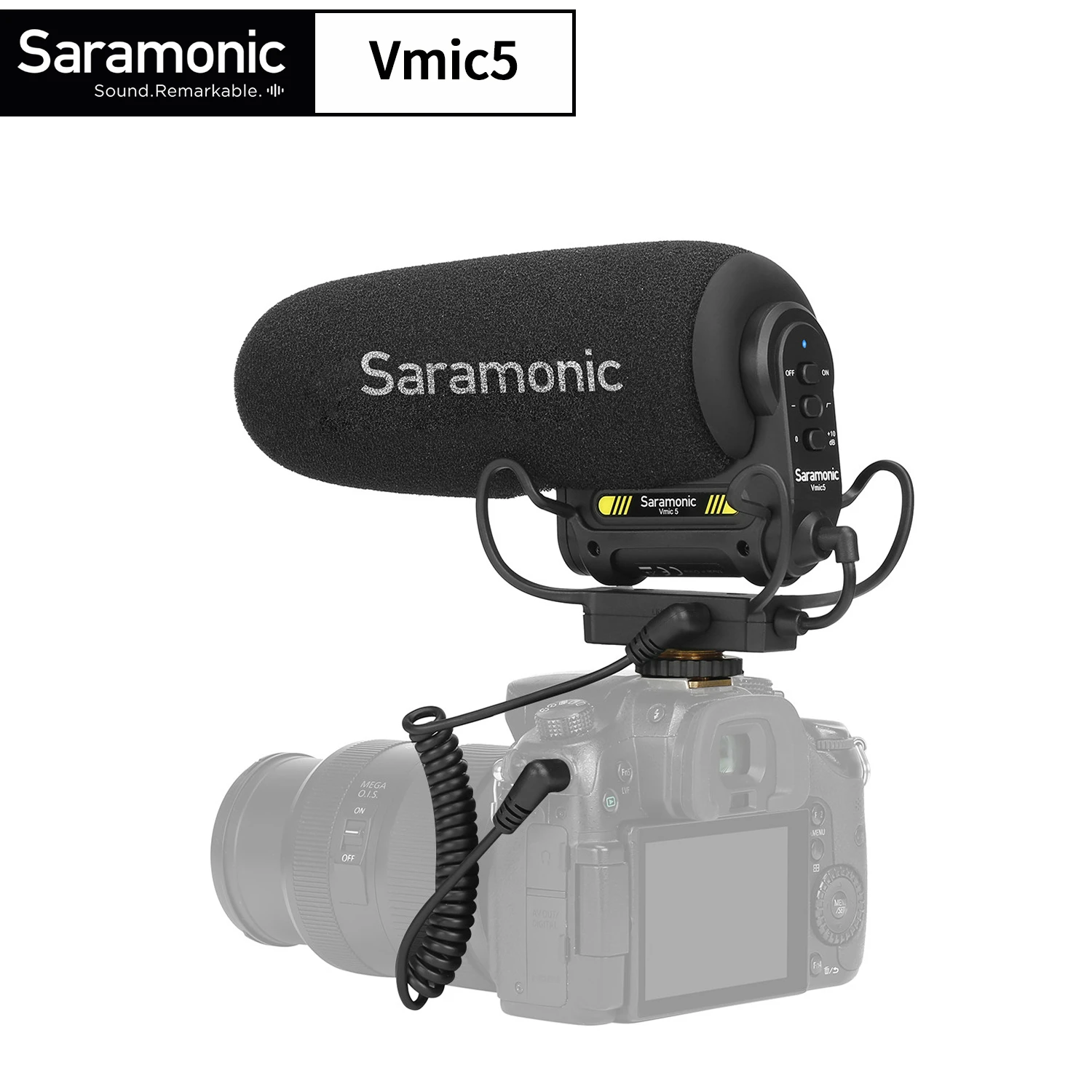 

Saramonic Vmic5 On-camera Condenser Shotgun Studio Professional Microphone for DSLR Video Cameras Youtube Streaming Blogger Vlog