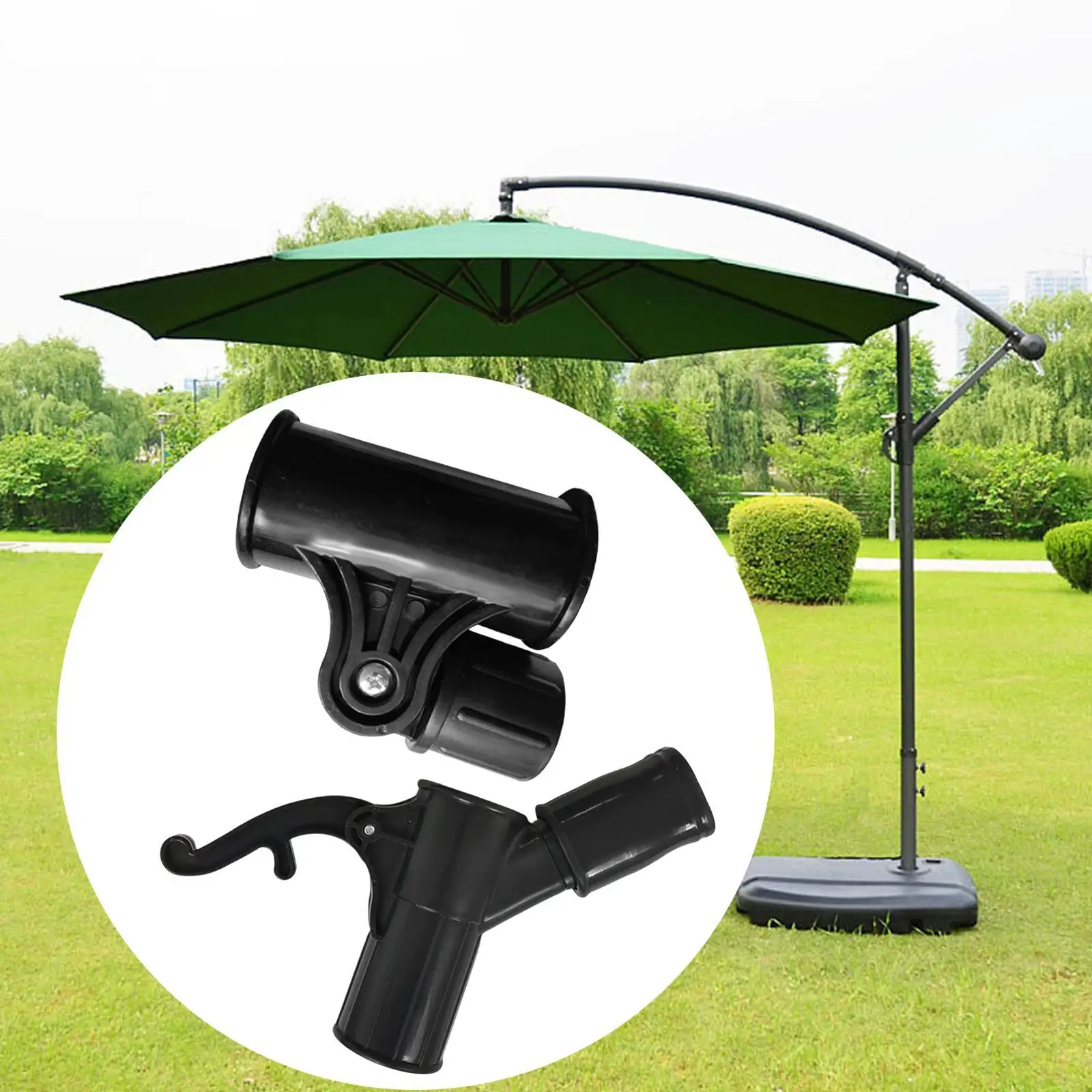 Patio Umbrella Steering Bracket Versatile Parasol Fixing Holder Outdoor Replacement Part for Garden Use