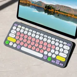 TPU Korean Keyboard Cover Transparent Wear-resistant Protective Skin Durable Waterproof for Logitech k380