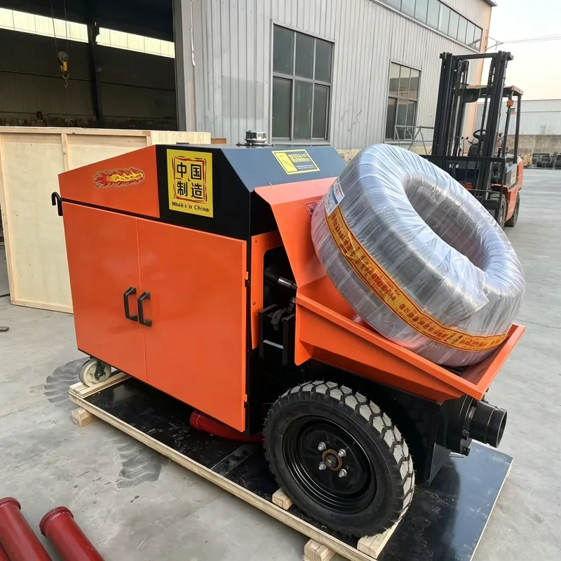 High Quality Mini Diesel Concrete Pump with Hydraulic System Portable for Construction Long Distance Transport