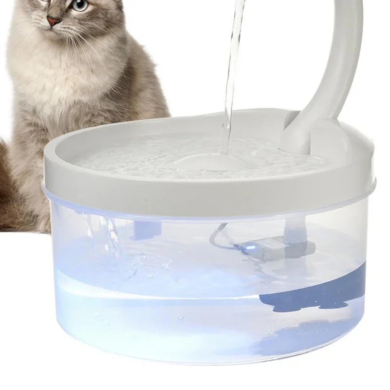 2L Automatic Pet Water Fountain With Led Light USB Electric Cat Drinking Feeder Bowl Quiet Dog Drinker Pet Dispenser Pet feeder