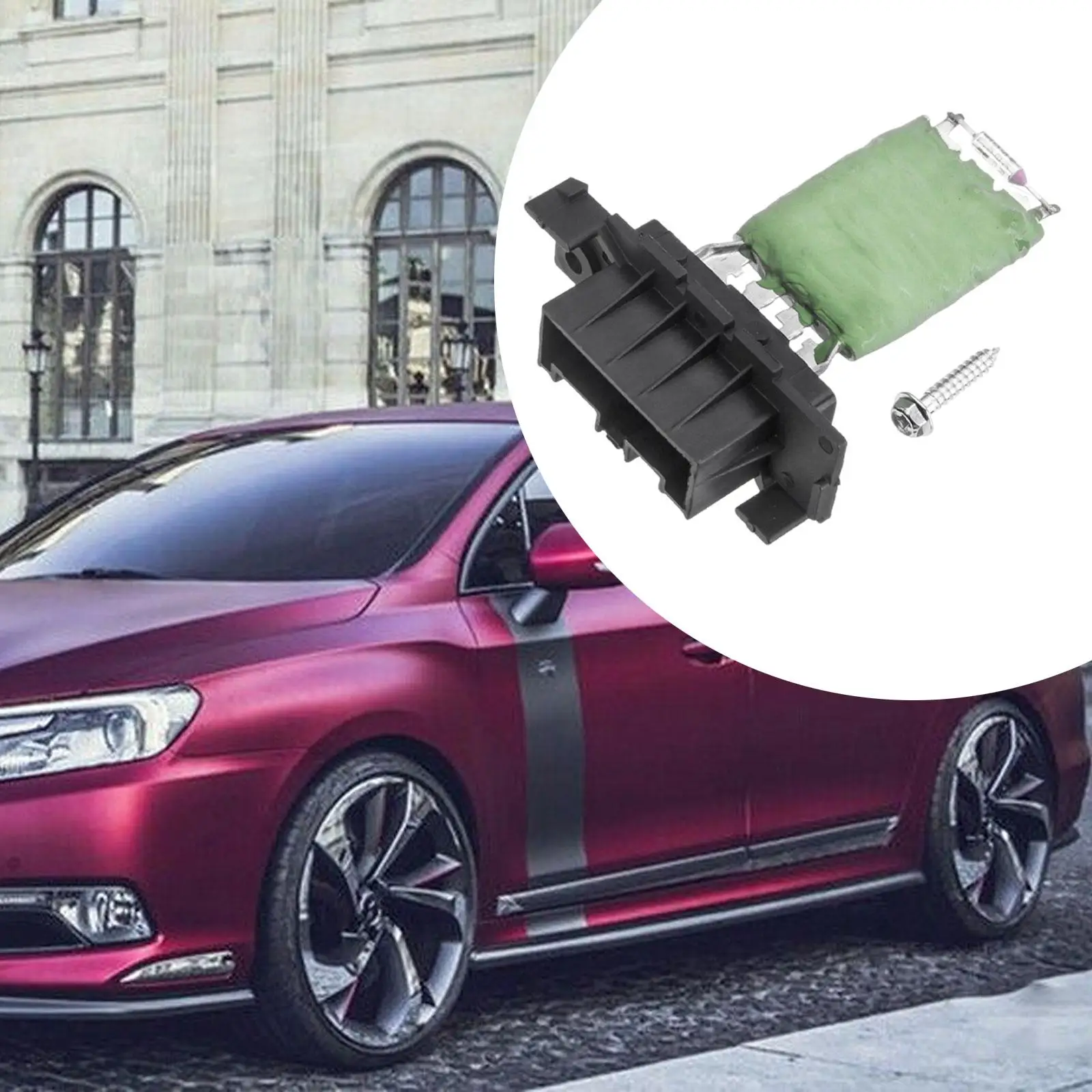 Resistencia del Calefactor, Reemplazo Directo, Pieza del Motor del Ventilador del Calefactor Eléctrico para el Sistema de Aire del Vehículo Citroën Berlingo 2008-2016