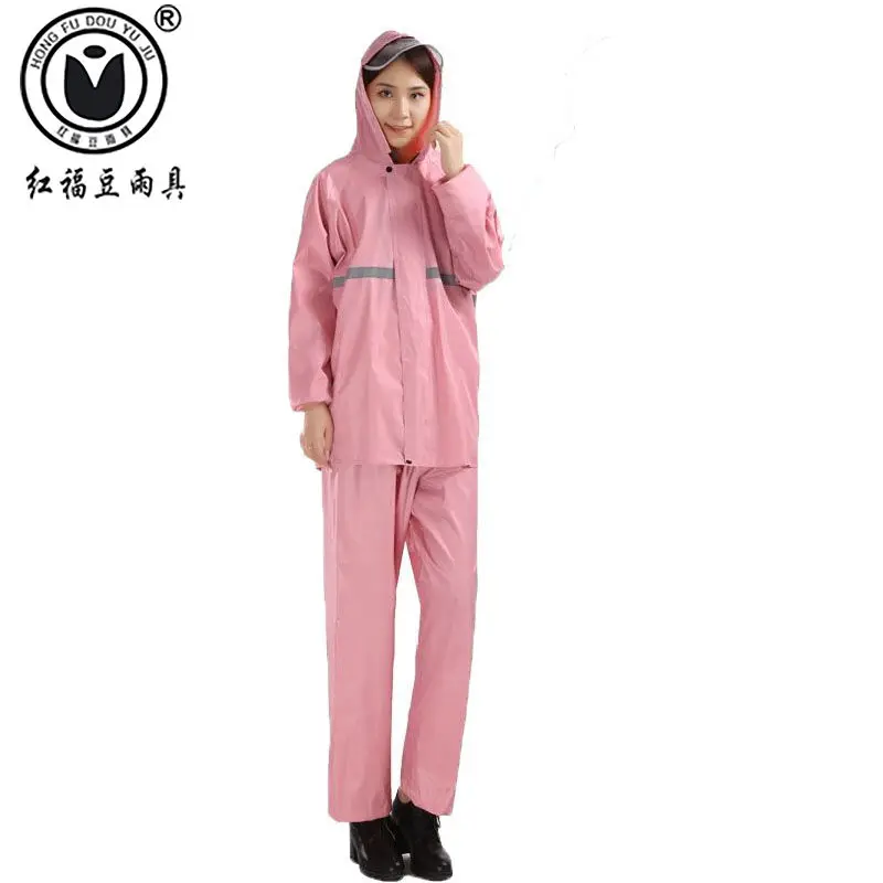 Nuevo Traje de doble capa a prueba de lluvia, impermeable para vehículo eléctrico a la moda para mujer