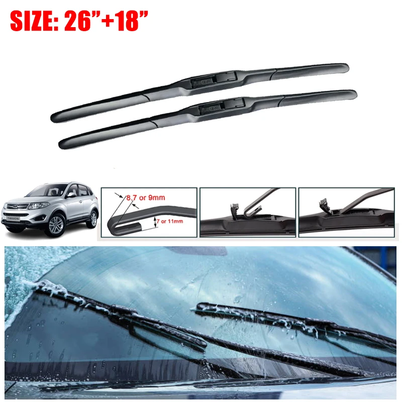 

Car Wiper Blade For Chery Tiggo 5 2014-2018 Grand Tiggo5 DR6 EVO6 Front Windscreen Windshield Wipers Stickers Auto Accessories