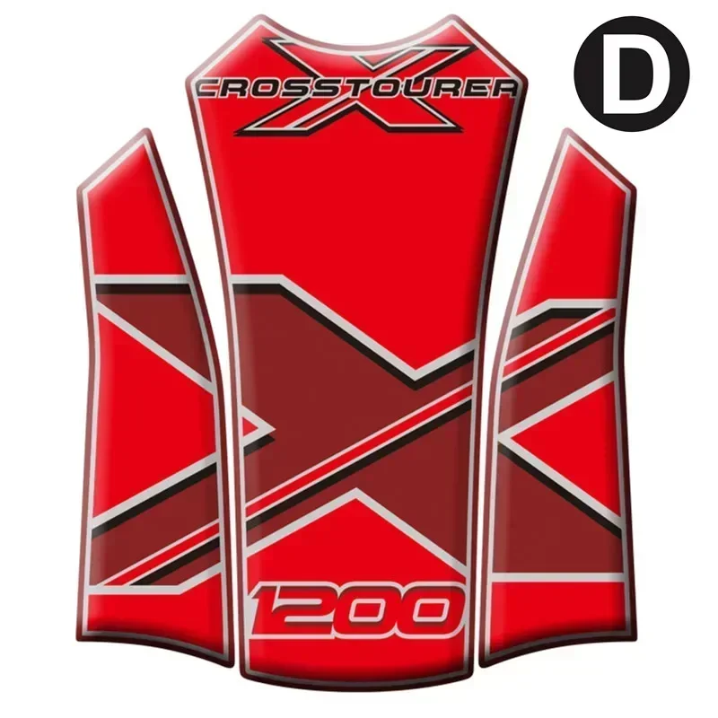 For HONDA VFR1200X VFR 1200X 1200 2012-2014 CROSSTOURER X Motorcycle Fuel Tank Protector 3D Gel Sticker Decal -4