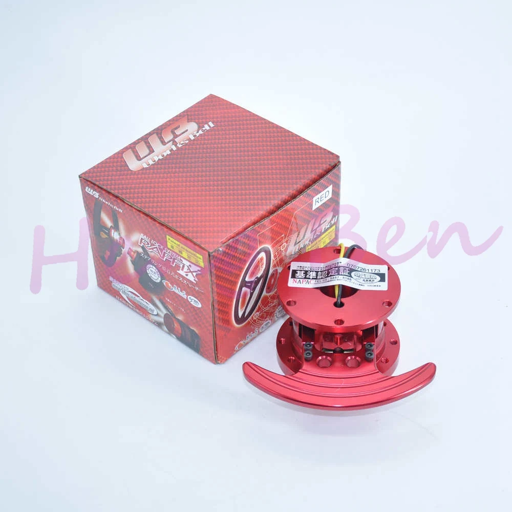 HB New Arrival Universal Aluminum Steering Wheel Quick Release Hub Adapter Removable Snap Off Boss Kit QUICK TILT SYSTEM