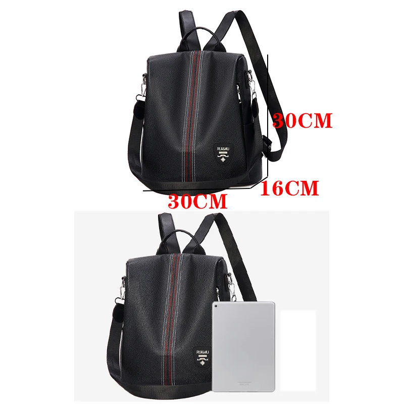 2024 Fashion High Quality Women Oxford Waterproof Backpack Large Capacity Ladies Brand Travel Handbags Anti Theft School Bags