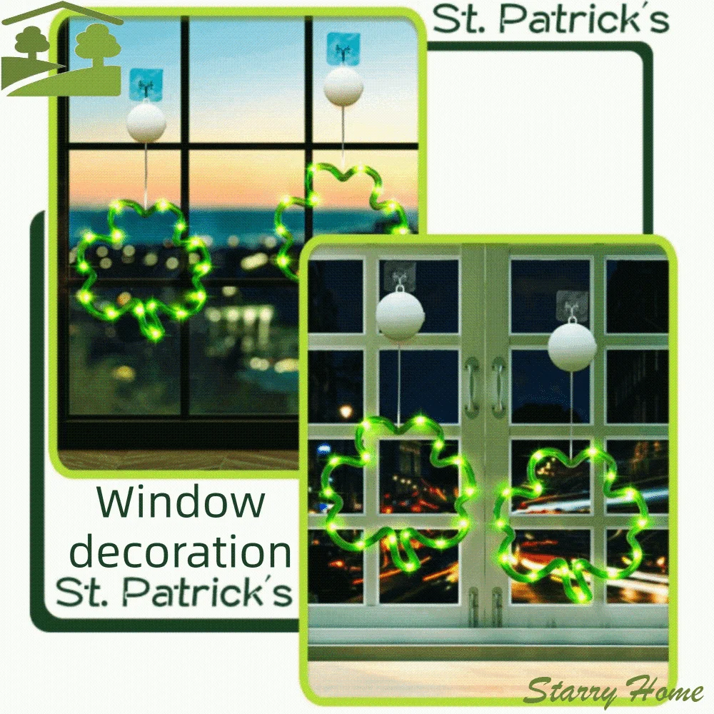 

Bright Warm Lamp LED Neon Light Battery Powered USB Powered Clover Neon Lights Premium Quality Long-Lasting Lucky Goddess