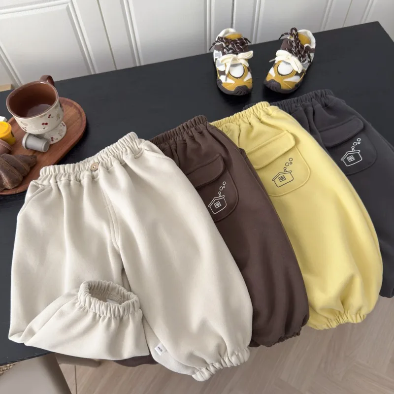 RAISE 1-12 Jahre Kinder Jungen Hosen Herbst Cartoon Bedruckte Kinder Jungen Jogginghosen Lose Vielseitige Elastische Taille Junior Mädchen Hose – Detail 12