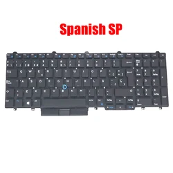 SP CZ NE Keyboard For DELL For Latitude 5580 5590 5591 E5550 5550 E5570 For Precision 3510 3520 3530 7510 7520 7710 7720 New