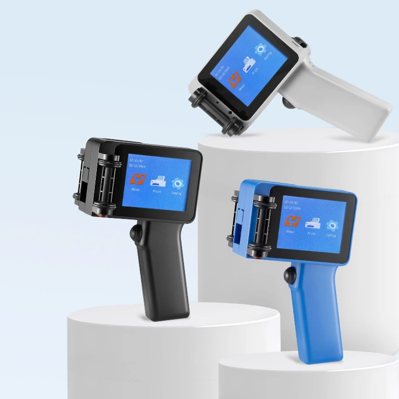 

12.7Mm Date Coder Number Batch Number Picture Barcode QR code Handheld Inkjet Coder