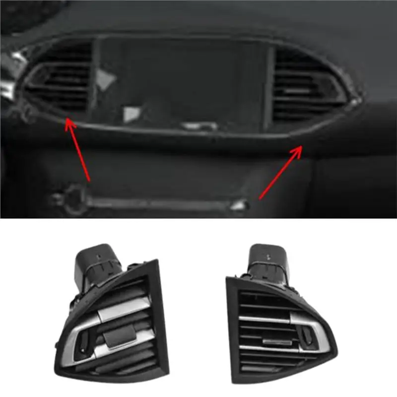 New-Air Conditioning Air Outlet Grille Dashboard Middle A/C Air Outlet Panel 96782700ZD 96782701ZD For 308 308S