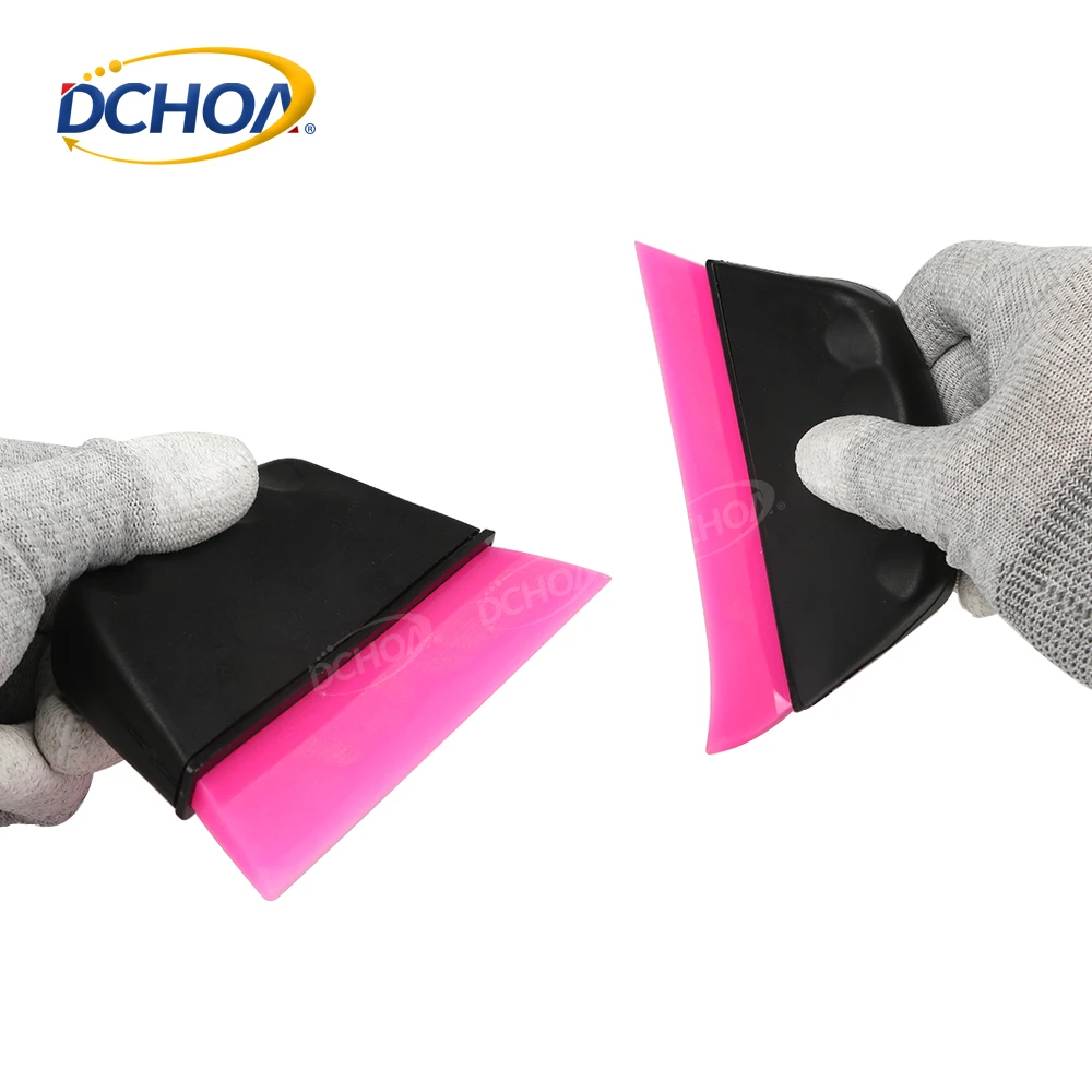 DCHOA 6 Inch Hard Rubber Squeegee PPF Vinyl Wrap Window Tint Film Installation Detailing Tool for Car Wrapping