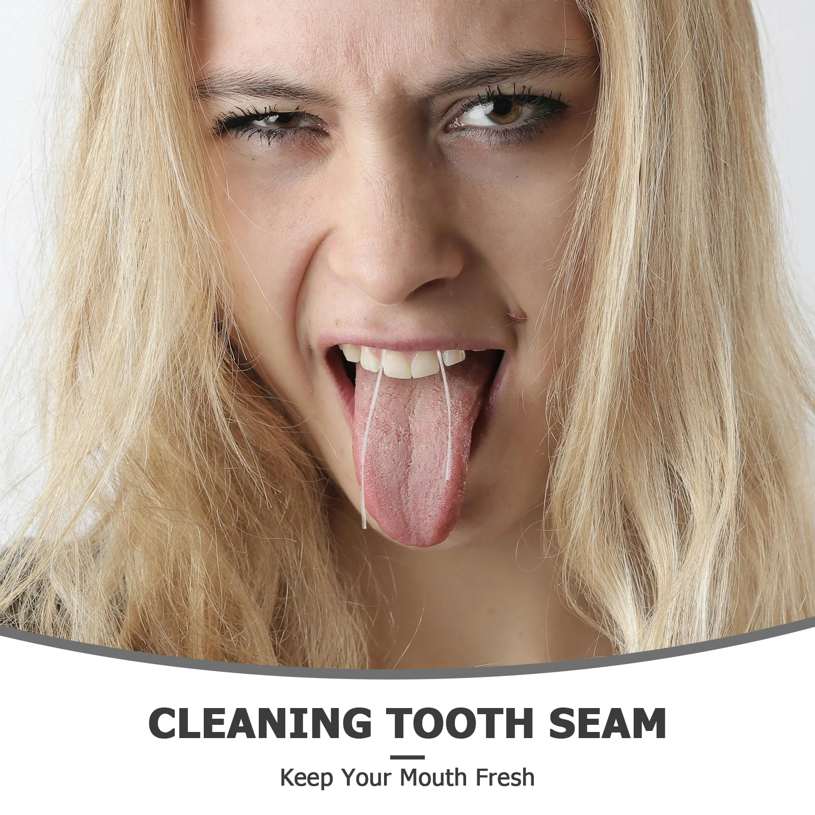 10pcs Dental Floss Core 50M Replacement Spool Refill For Tooth Cleaning Durable Polyester Thread Flosser Oral Care Spool