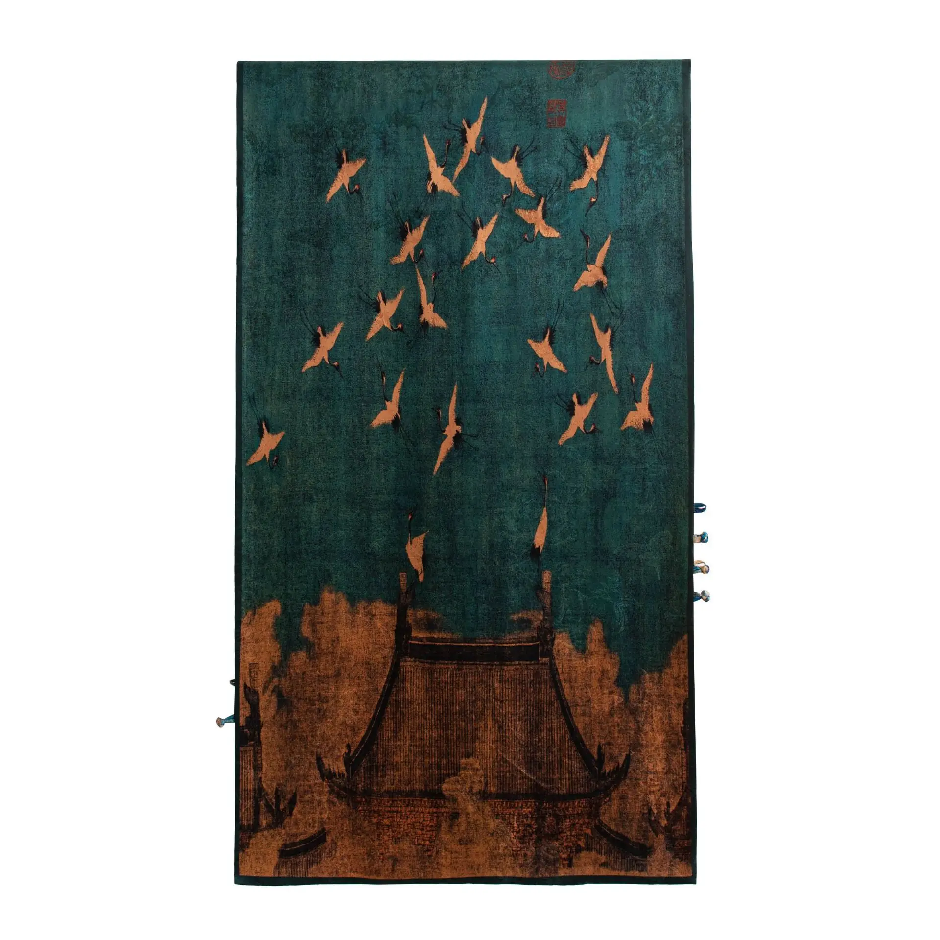 Silk Towel Gift Box Premium Spring and Autumn Silk Fragrant Cloud Yarn Double Layer Long scarf Towel Buckle Shawl