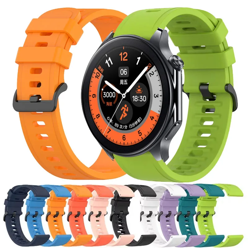 Bracelet Sport en Silicone de 22mm pour montre OnePlus 3 2 2R/OnePlus, Bracelet de 46mm pour montre OPPO X X2 X3/OPPO S/4Pro Correa