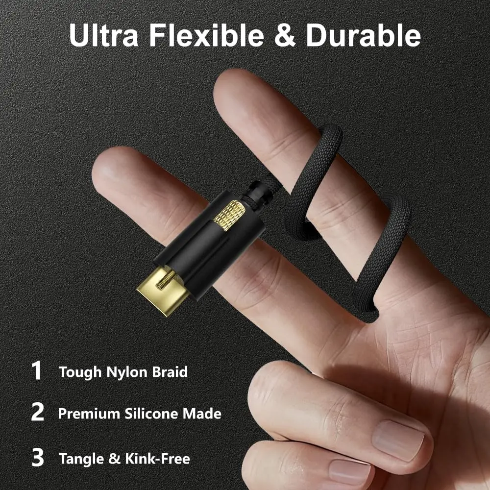 Alvin s Cables PD USB C Tipo C para cabo de alimentação de 2 pinos para Tilta Teradek SmallHD Z-CAM Cabo de carregamento rápido 60 cm 24 polegadas