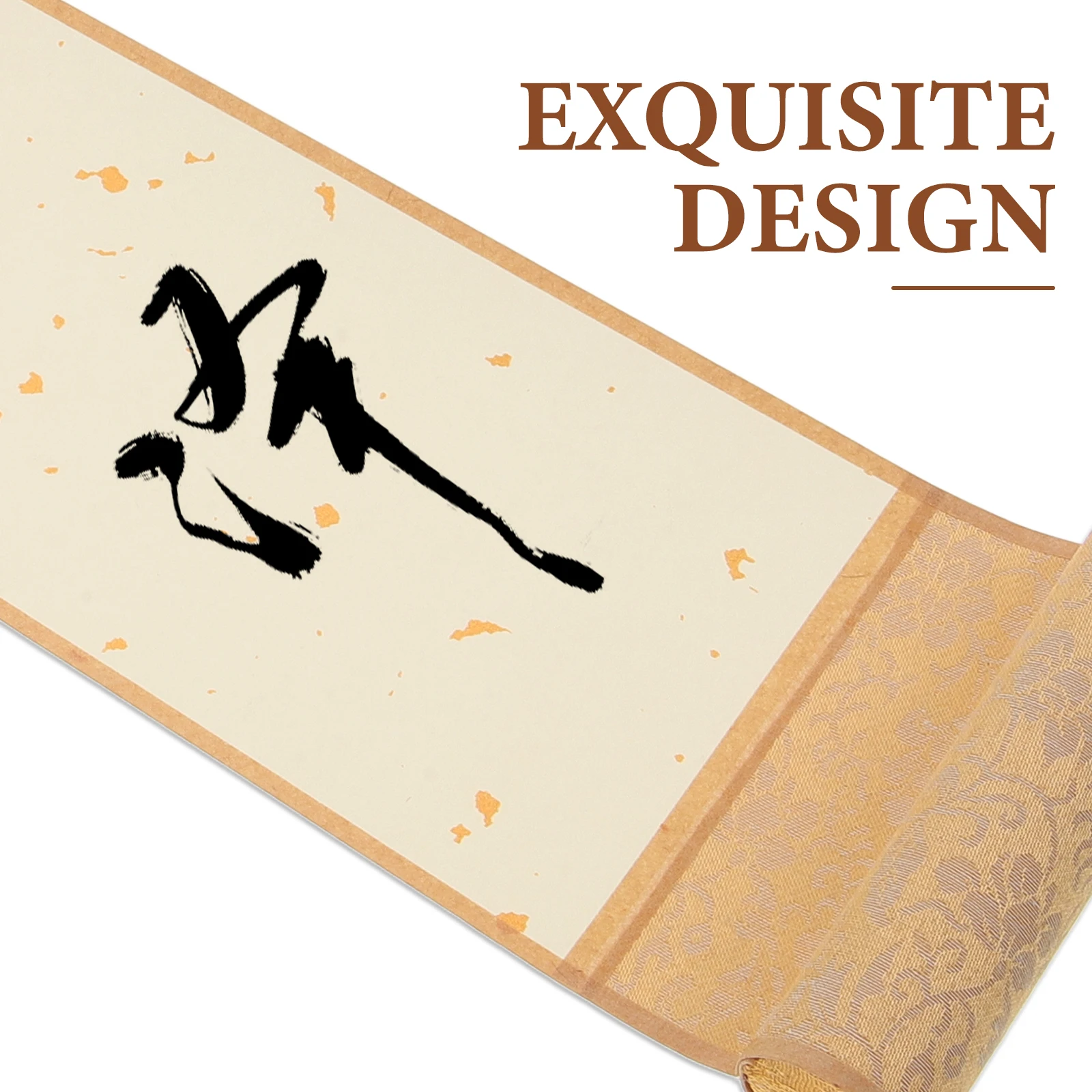 

1 Roll Blank Calligraphy Paper Chinese Painting Durable Lightweight Portable Art Wall Hanging Scroll Chinese Calligraphy