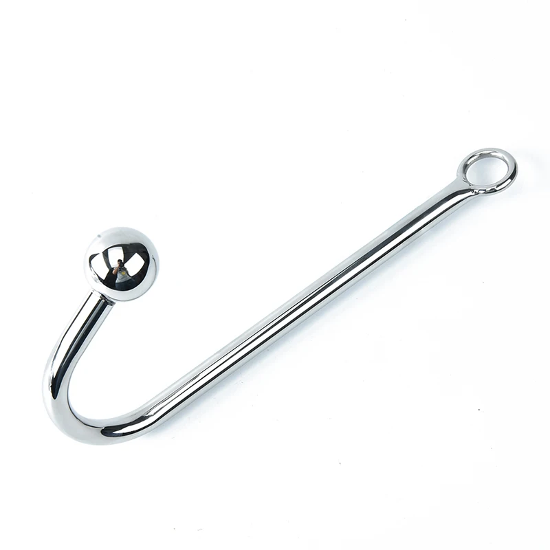 Stainless Steel Anal Hook Small Medium Large Ball Head For Choose Butt Plug Dilator Metal Prostate Massager Sex Toy For Male