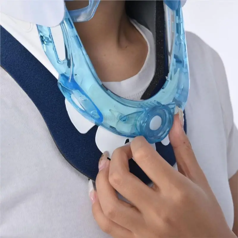 Adjustable lifting polymer plastic neck collar easy with neck collar neck collar fixed neck plastic neck collar