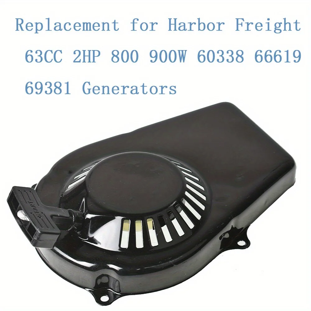 Recoil Hand Pull Starter Lawn Mower Handles Replacement for 63CC 2HP 800 900W 60338 66619