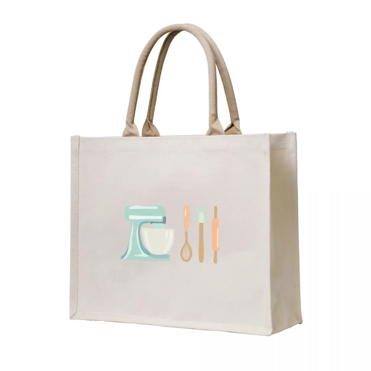 

Hobby Illustrations: Pastel Baking Utensils Tote Bag Handbags shopping bag tote bag canvas