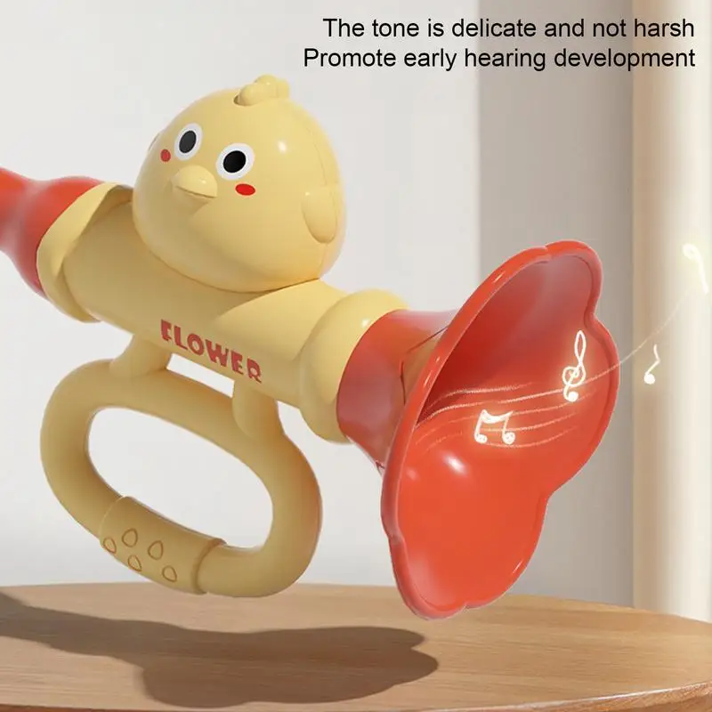 Horn Toy For Kids Educational Bird Horn Toy Portable Toy Trumpet Cute Musical Instruments Toys For Home Kindergarten Nursery