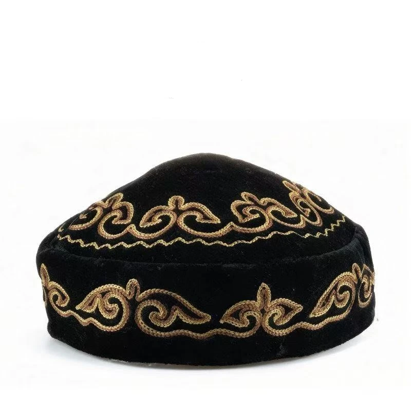 Muslim Caps For Men Colthing Cotton Hat Turkey Kufi Islamic Kippah Jewish Dubai Arab Autumn Winter 03652