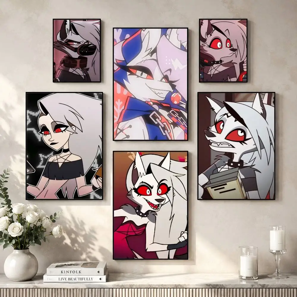 loona H-Helluva B-Boss Poster Versatile HD Waterproof Wall Art Self-Adhesive Decor for Any Space Ideal Gift