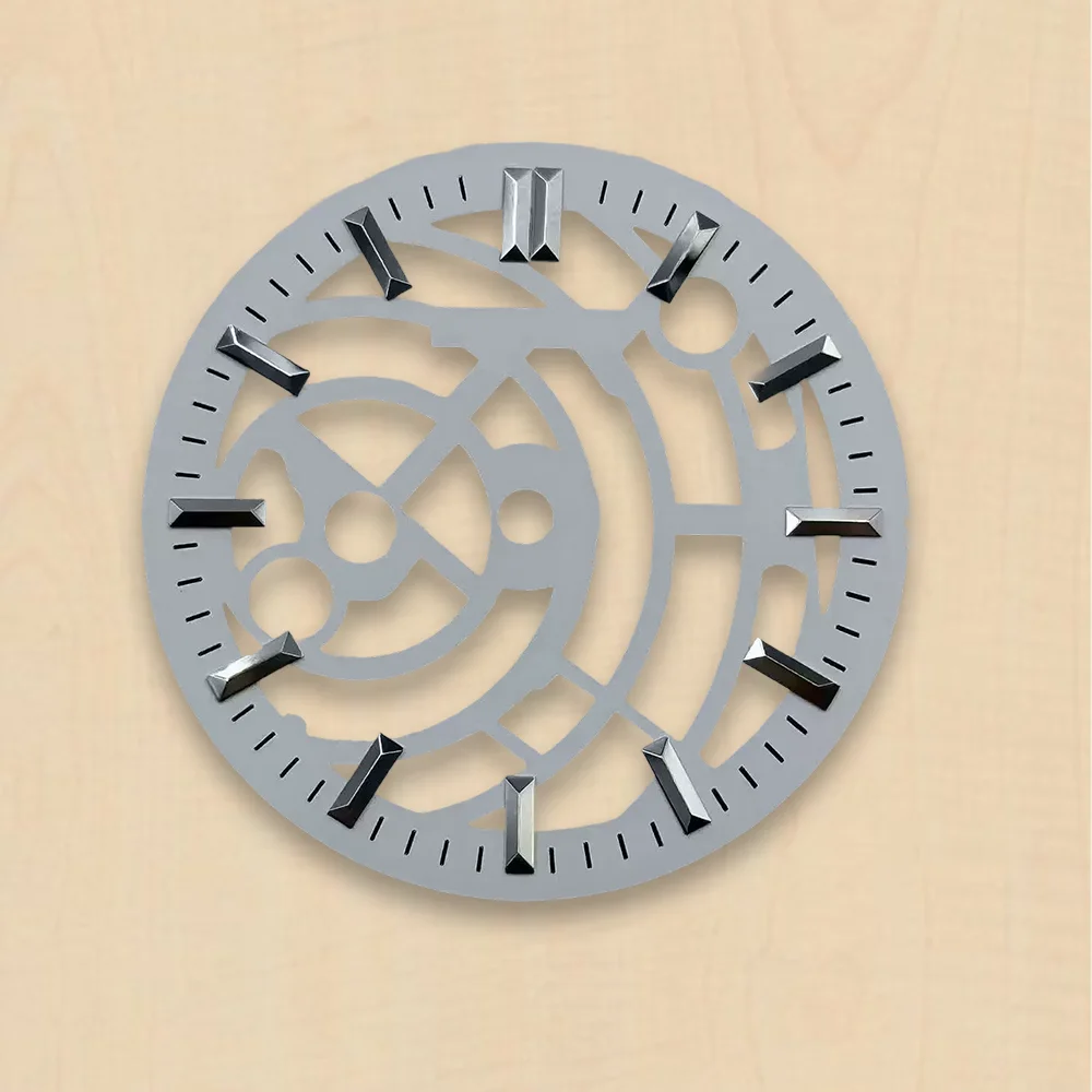Hollow Out Dial 31.8mm S Dial Fit NH70/NH72 Movement No Luminous High-Quality 31.8MM Dial Watch Modification Accessories