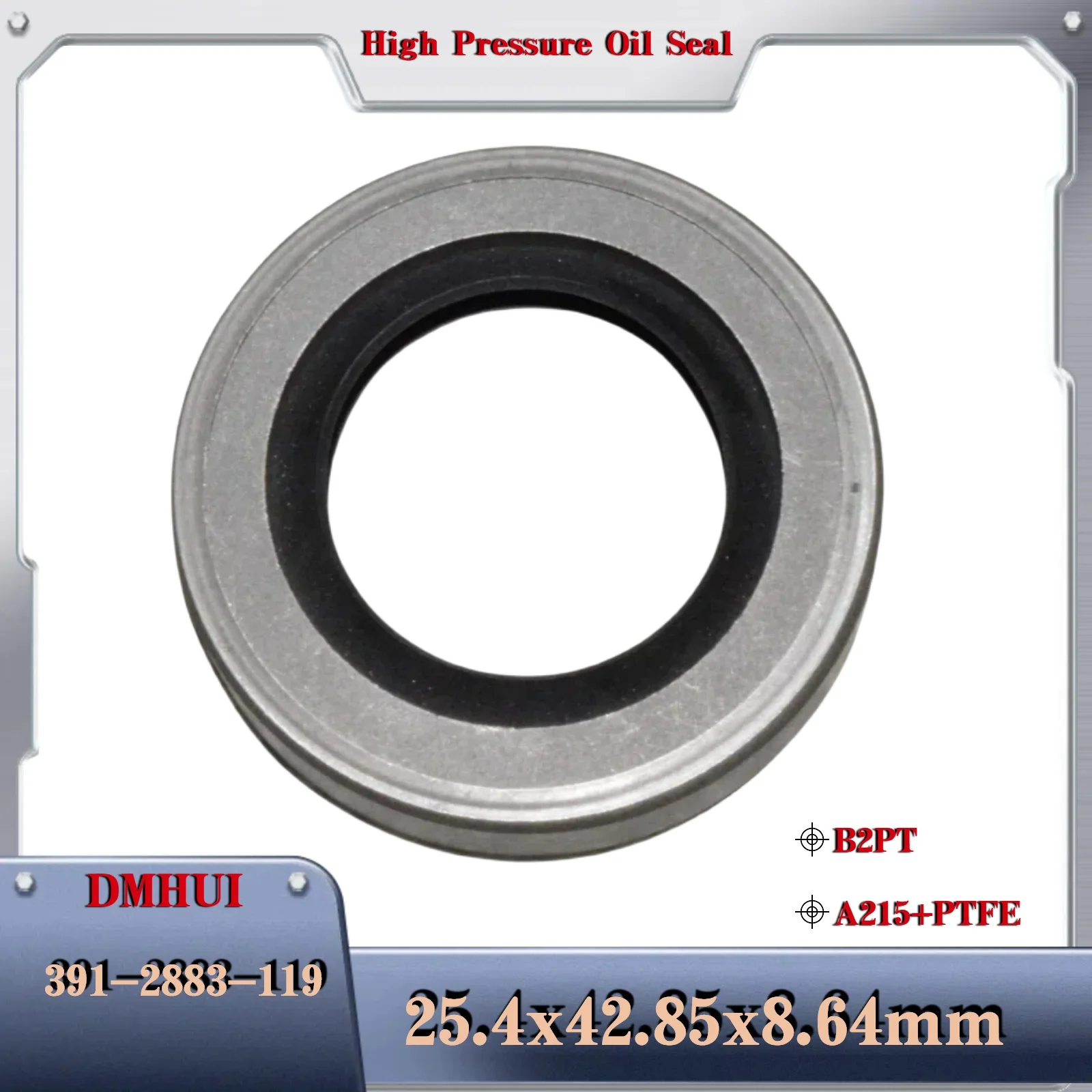 Shaft oil seal 25.4x42.85x8.64 For Parker 391-2883-119 Hydraulic pump or Hydraulic motor Oil seal 25.4X42.85X8.64