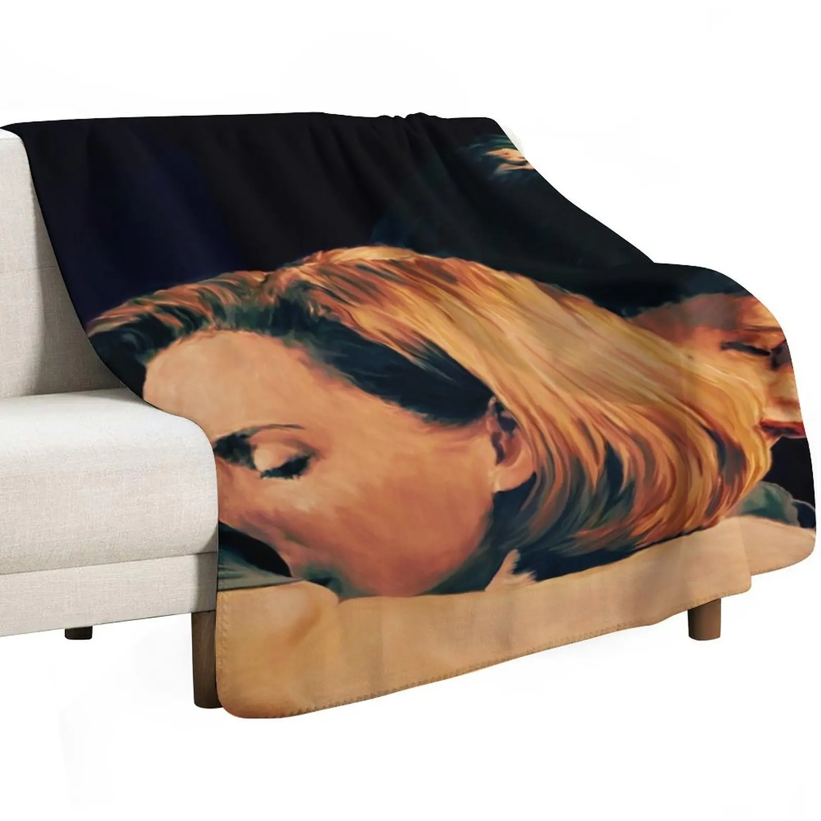 You've made me a whole person painting Throw Blanket Designers warm winter Plush Hair Decorative Sofas Kid'S Blankets
