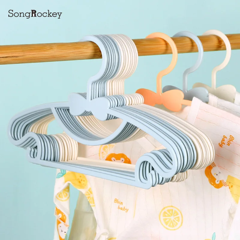 Baby Hangers Children Coats Storage Hanger Closet Organizer Kids Clothes Hanger Racks Portable Display Plastic Hangers Home