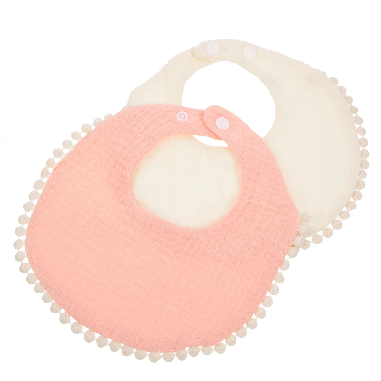 

2Pcs Baby Bibs Crumpled Baby Bibs Cotton Baby Bib Baby Burp Cloths Newborn Baby Bibs newborn bibs teething bibs