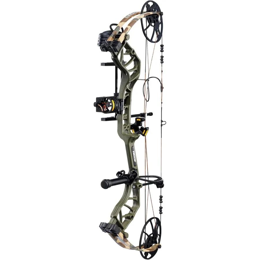 Bear Archery Legit MAXX Ready to Hunt Compound Bow Package with IMS Rest and Picatinny Sight Mounts 1070 lb Draw Weight 1413 Le
