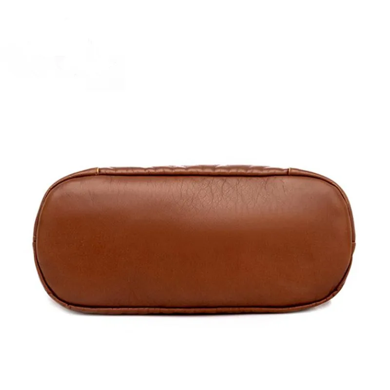 Vintage Soft leather Messenger Bag, retro multiple pocket Shoulder Bag, Fashion Women\'s Crossbody Bag & Purse