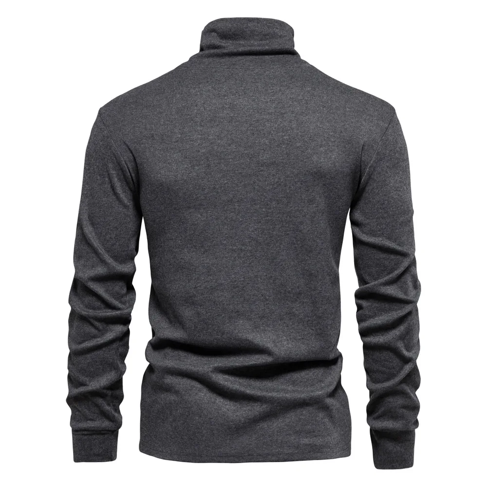 2024 New Long Sleeve Men\'s Sweater Fashion Brand Comfort Pullover Autumn Winter High Quality Business Men Casual Tops Clothing