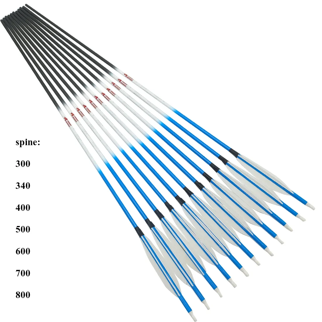

Стрельба из лука Linkboy из чистого карбона, 6 шт., стрелы ID 6,2 мм, 5 дюймов, блочный Рекурсивный лук из банана и индейки, наконечники 75 г