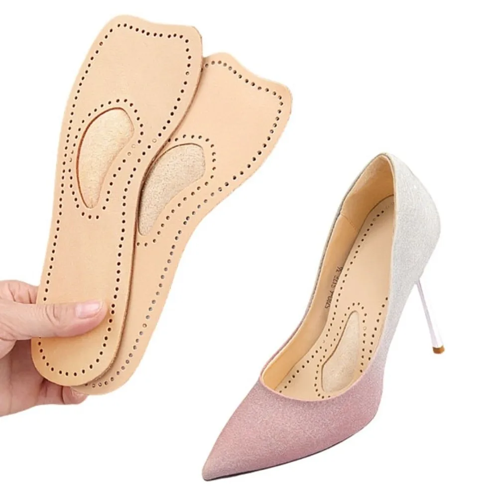 

Shoe-pad Women Sandal Insoles Cowhide Non Slip High-heeled Shoes Insoles Shoe Accessories Shock Absorption Shoes Stickers Pad