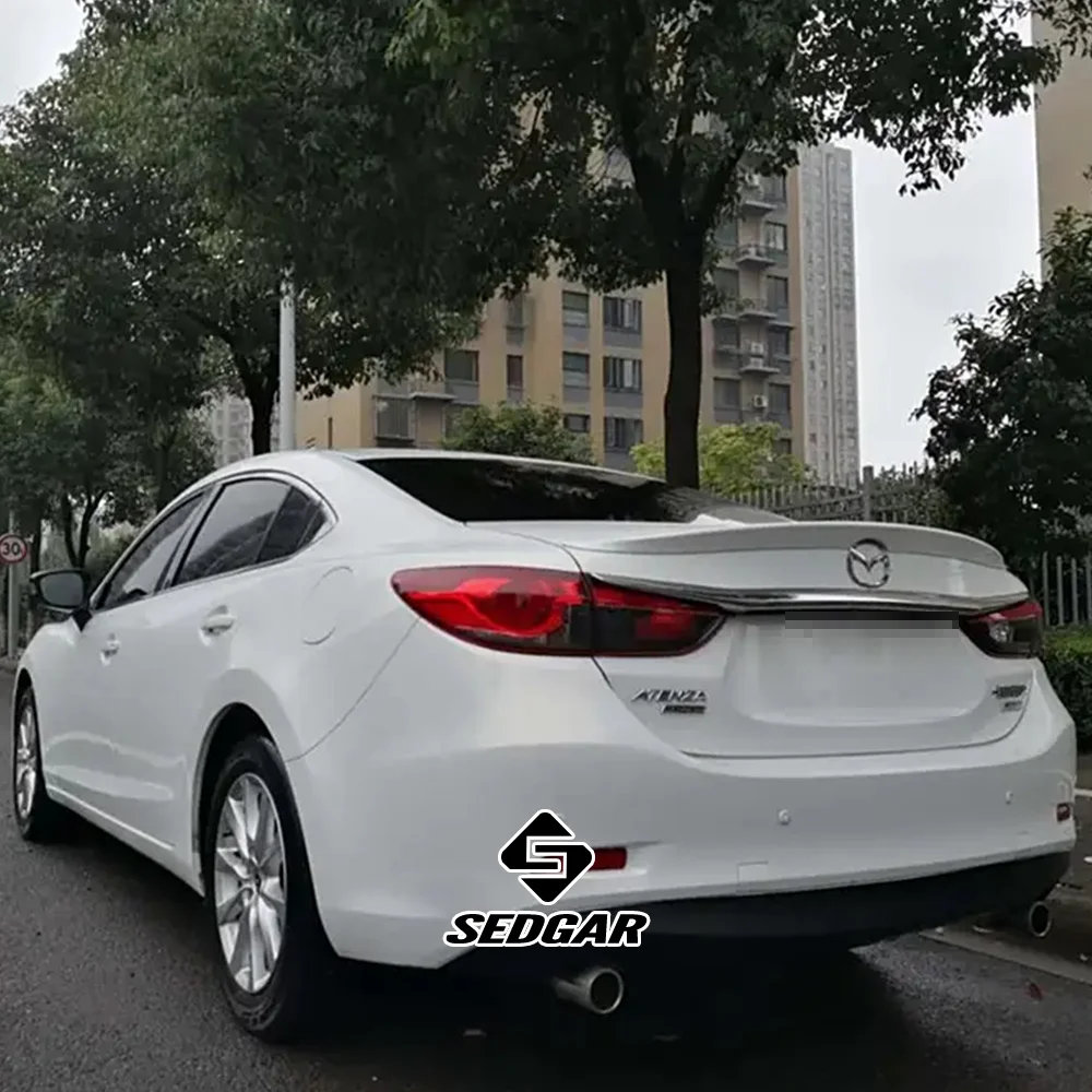 For 2014 2015 2016 2017 2018 2019 Mazda 6 Atenza Rear Spoiler High Quality ABS Plastic Unpainted Spoiler Trunk Boot Wing Spoiler