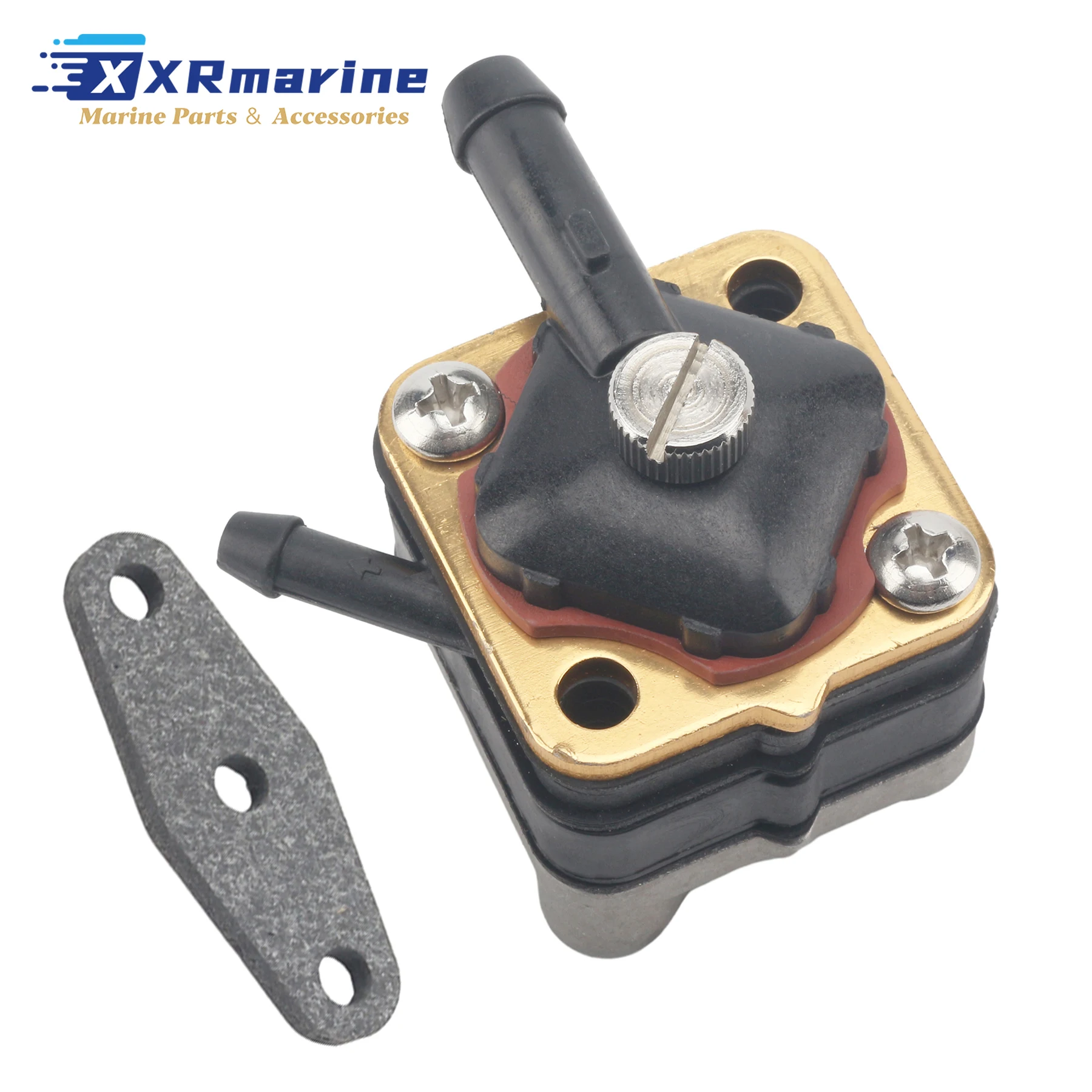 Outboard Fuel Assembly Kit Fuel Pump 397839 and Carb Rebuild Kit 398452 for Johnson Evinrude 4 4.5 5 6 7.5 8 9.9 14 15 HP Motors